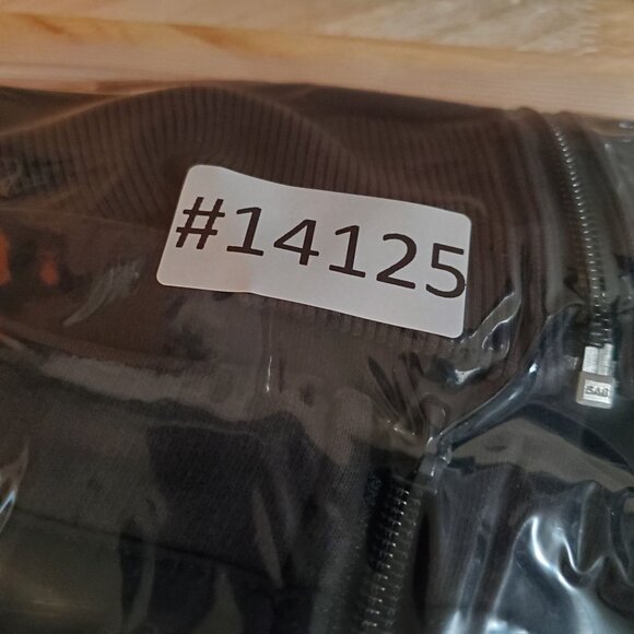 Calvin Klein Jacket Womens Medium Black Soft Touch Fleece Full Zip Jacket - Picture 9 of 9